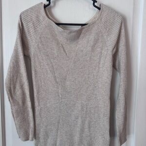 Women's Old Navy Ribbed Knit Sweater - Cream